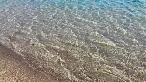 Ocean waves moves slowly Stock Footage 294320066