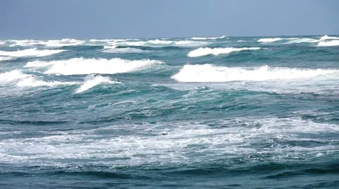 Ocean waves near shore. Stock Footage 51817374