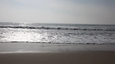 Ocean Waves - Pacific Ocean at Venice Beach, CA Stock Footage 38052941