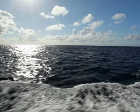 Ocean Waves Passing 05 PAL Stock Footage 9616964