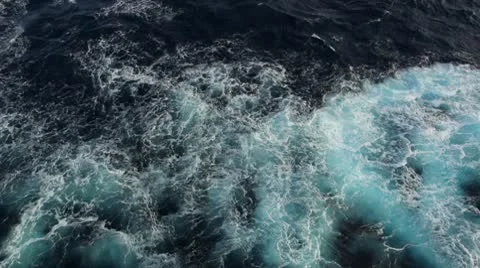 Ocean Waves Passing 07 HD Video stock 10330502