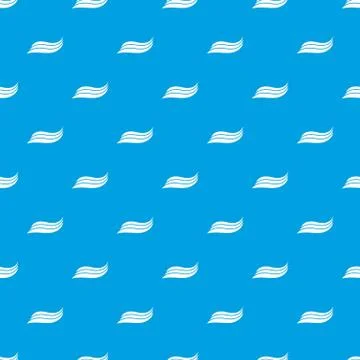Ocean waves pattern seamless blue Stockillustratie