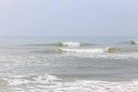 Ocean with waves 库存照片