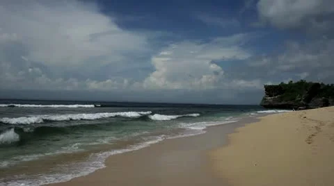 Ocean Waves rocks Stock Footage 10731057