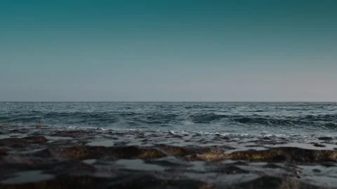 Ocean Waves Rolling Stock Footage 339704667