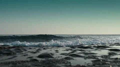 Ocean Waves Rolling Stock Footage 339704871