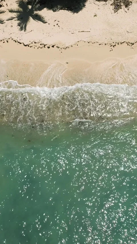 Ocean waves in Samal Island. Davao, Philippines. Stock Footage 321623901