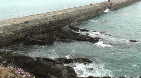 Ocean Waves at the sea coast Stock Footage 38046532