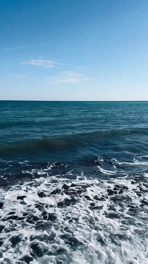 Ocean Waves Sea Foam Stock Footage 240418694