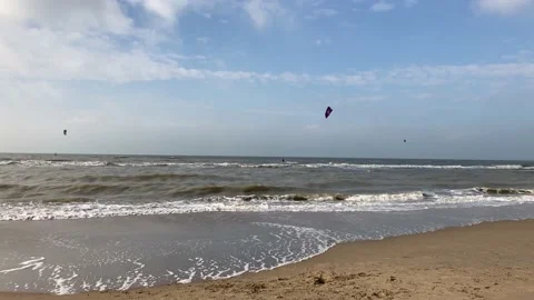 Ocean waves by the sea Video stock 143811190