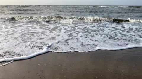 Ocean waves by the sea Video stock 143811572
