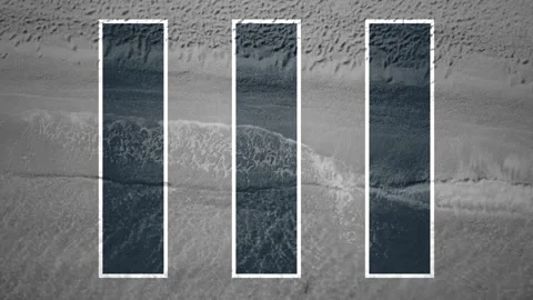 Ocean Waves Shapes Motion Graphics Stock Footage 158950319