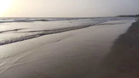 Ocean waves silent Video stock 151592340