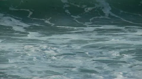 Ocean waves - slow motion Stock Footage 10840909