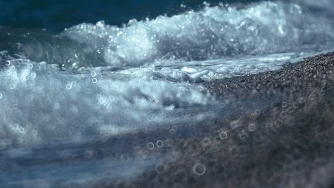 Ocean waves slow motion Video stock 86004530