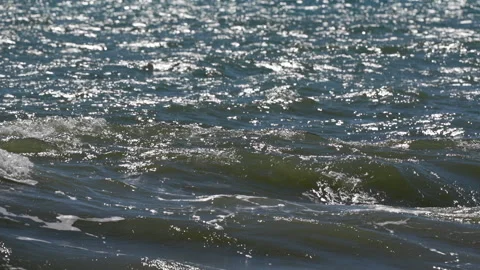 OCEAN WAVES SLOW MOTION Stock Footage 250353526