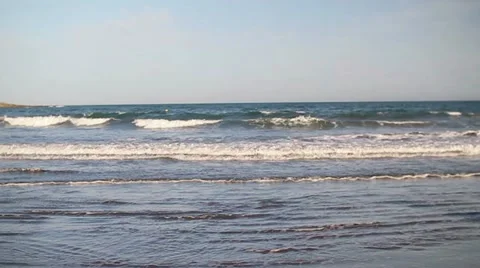 Ocean waves, slow motion HD Stock-Footage 10854428