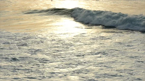 Ocean waves slowmotion Stock Footage 68600662