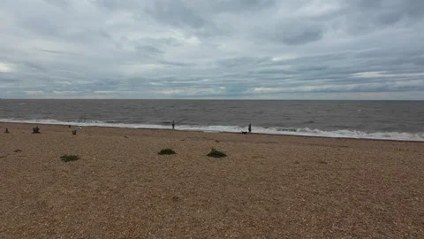 Ocean Waves at Snettisham Beach Video stock 314973925