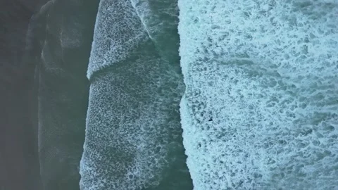 Ocean Waves Splashing On Sand - Slow Motion Stock Footage 289563251