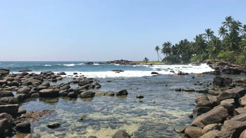Ocean waves Sri Lanka 스톡 동영상 85936471