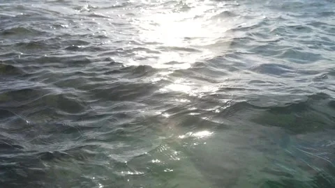 Ocean waves a sunny day, vacation concept Stock Footage 142687148