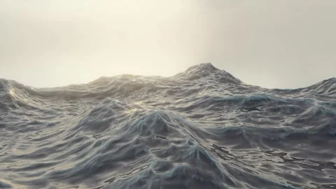 Ocean Waves at Sunrise Video stock 313974218