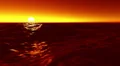 Ocean Waves Sunset LM04 Loop Animation HD Footage