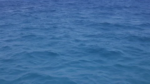 Ocean waves surface. Slow motion. Stock Footage 321670634