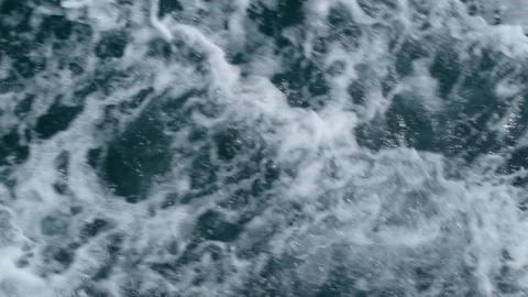 Ocean waves surface splash and foam. Stock Footage 111432109