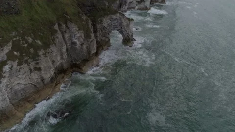 Ocean waves survey on coast Stock Footage 205223473