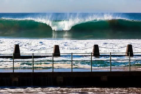 Ocean Waves Tidal Pool Stock Photos