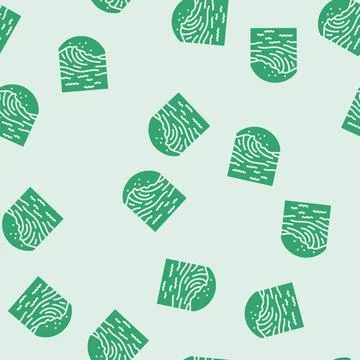 Ocean waves tidal power glyph seamless pattern Illustrazione stock