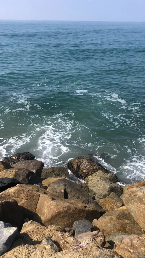 Ocean waves, tides, relaxing sounds Vidéo 140692989
