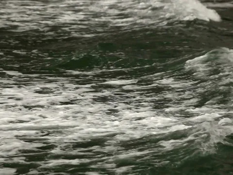 Ocean waves white caps at large Stock Footage 38918925