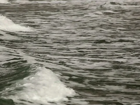 Ocean waves white caps at large Stock Footage 38919685