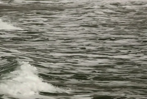 Ocean waves white caps at large Stock Footage 38919706