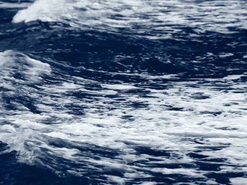 Ocean waves white caps at large Stock Footage 38921620