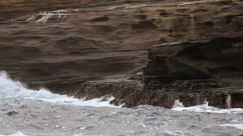 Ocean weaves Stock Footage 8995693