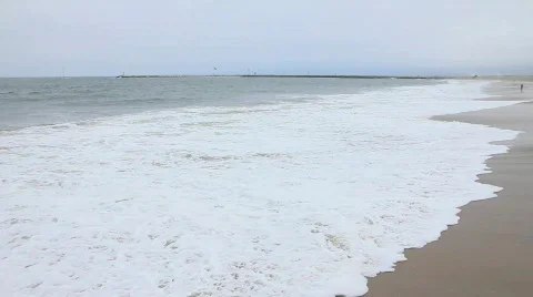Ocean white wash Stock Footage 759597