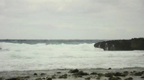 Ocean Wild waters HD Stock Footage 7901432