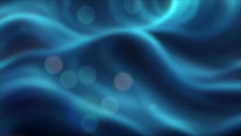 Oceanic Illumination: Blue Waves of Light and Motion Stock Footage 277289120