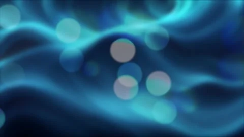 Oceanic Illumination: Blue Waves of Light and Motion Stock Footage 277290326