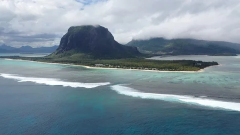 The Oceanic island.mp4 Stock Footage 116773002