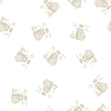 Oceanic notes perfume glyph seamless pattern 스톡 일러스트