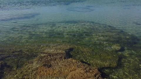 Oceanic pool with Crystal clear water Stock Footage 134405221