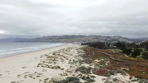 Oceano Beach Over Walkway Stock Footage 154664008