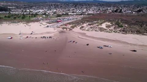 Oceano Dunes. Stock Footage 192709178