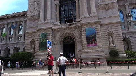The Oceanographic Museum is a museum of marine sciences in Monaco Stock Footage 67597698