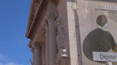 The Oceanographic Museum is a museum of marine sciences in Monaco Stock Footage 67597706